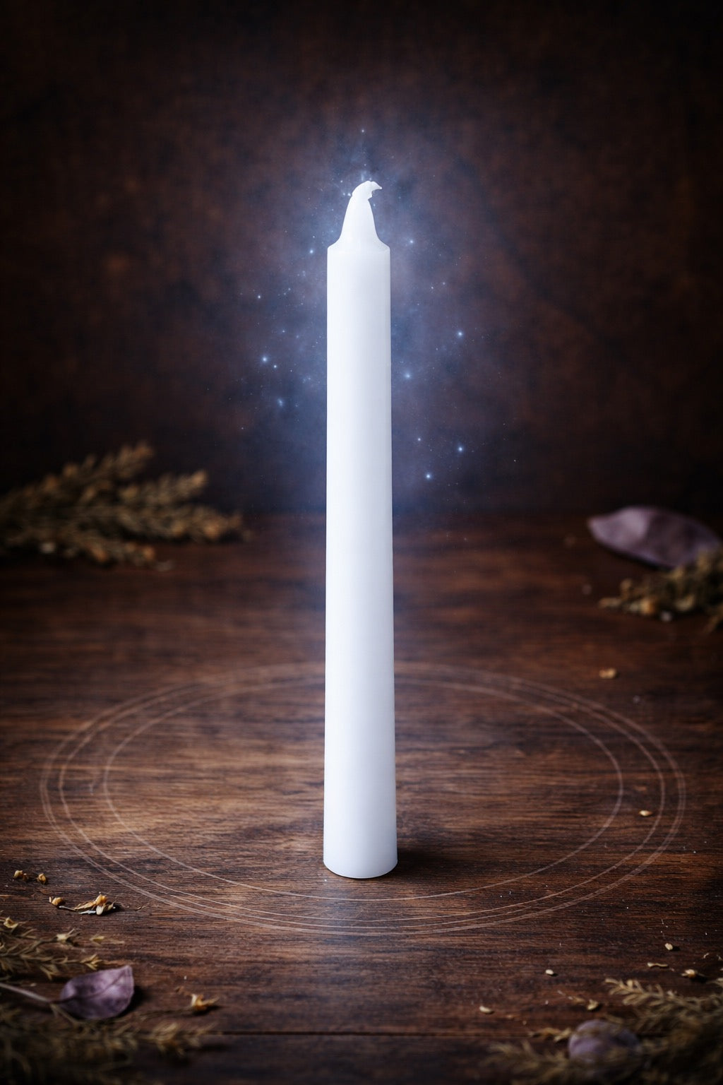 Bougie rituelle neutre 10 cm