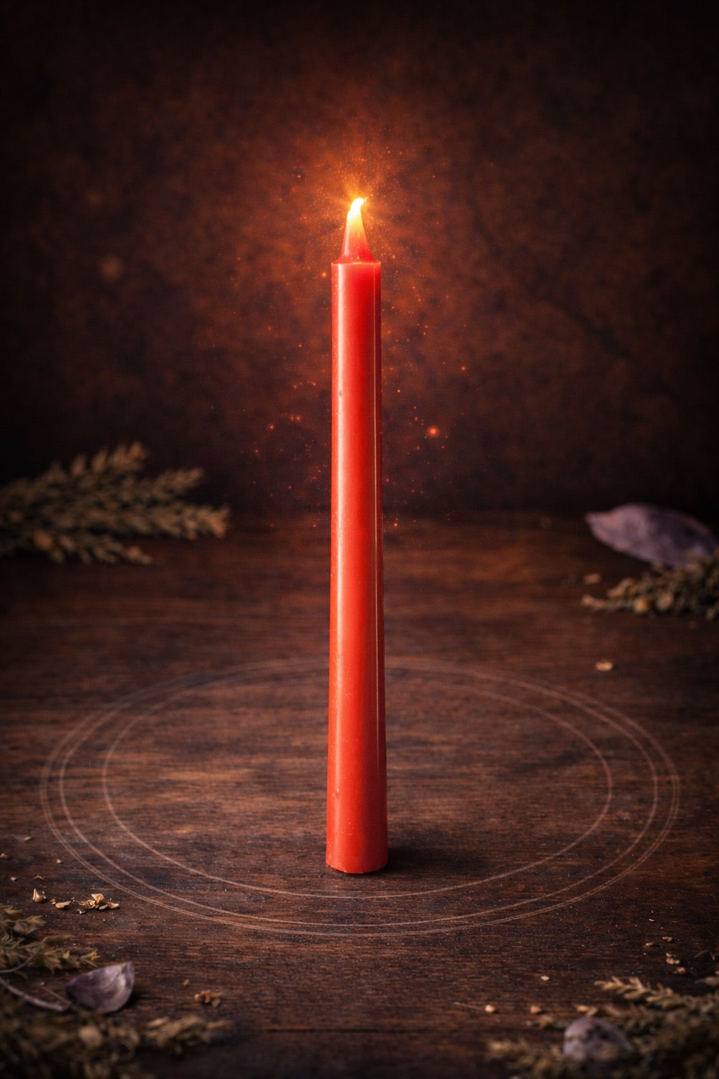 Bougie rituelle neutre 17,5 cm