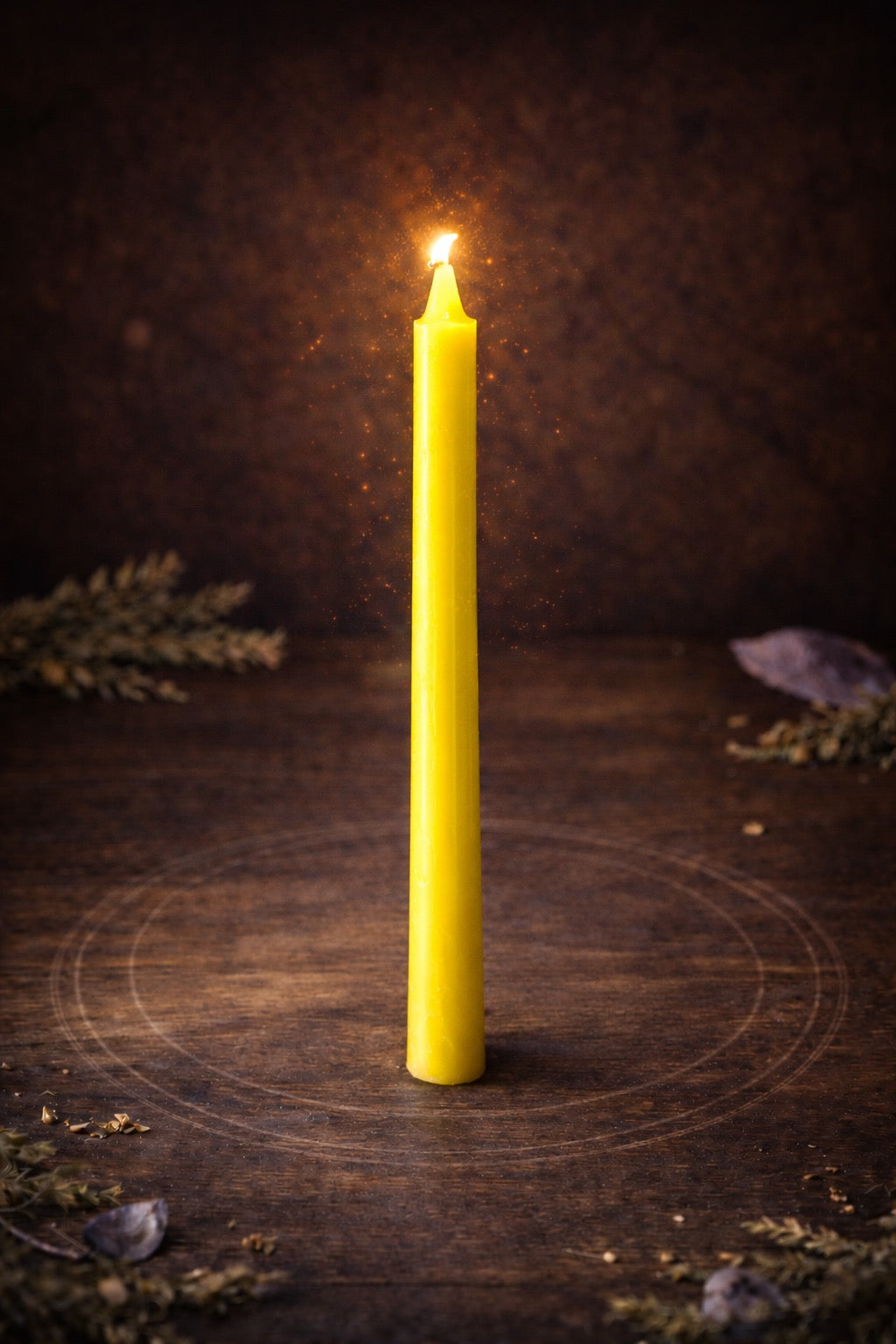 Bougie rituelle neutre 10 cm