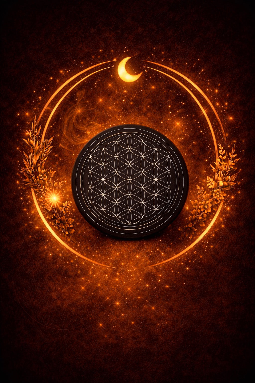 Fleur de vie en Shungite - 10cm